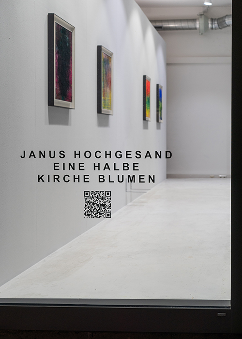 JANUS HOCHGESAND, EINE HALBE KIRCHE BLUMEN
